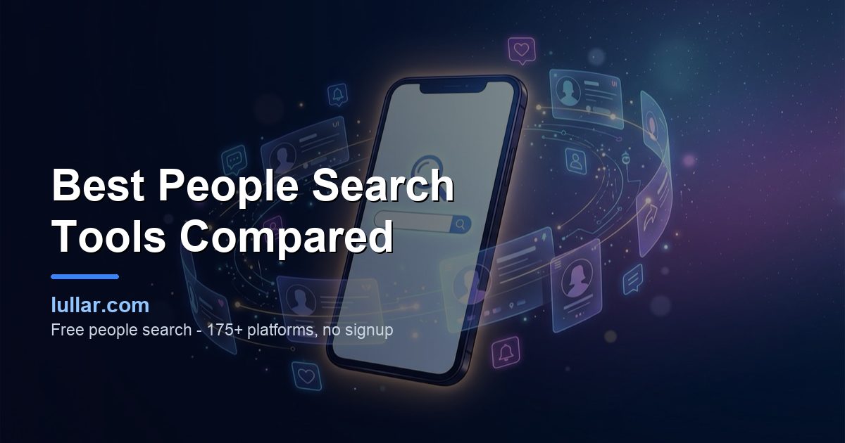 Best People Search Tools Compared (2026 Review) — illustrated guide on Lullar