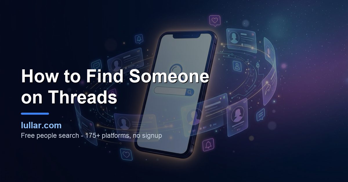 How to Find Someone on Threads (2026 Step-by-Step Guide) — illustrated guide on Lullar