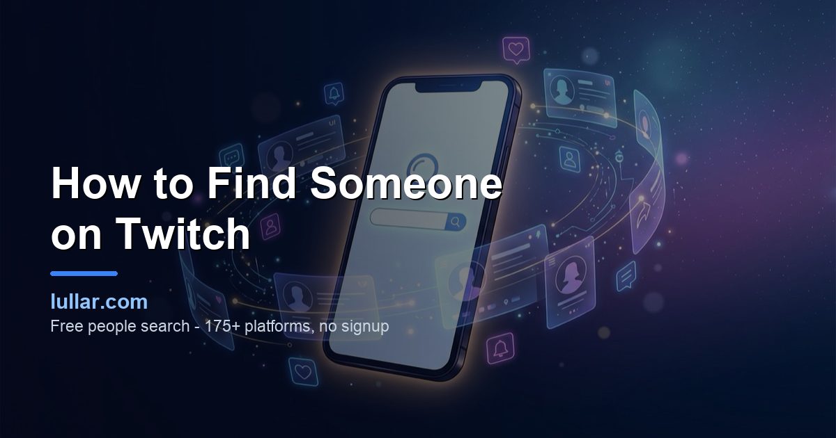How to Find Someone on Twitch (2026 Step-by-Step Guide) — illustrated guide on Lullar